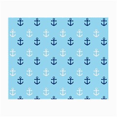 Anchors In Blue And White Glasses Cloth (small)