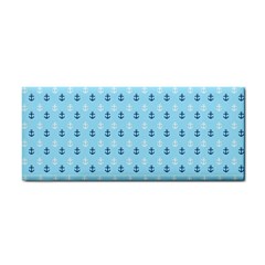 Anchors In Blue And White Hand Towel