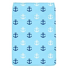 Anchors In Blue And White Removable Flap Cover (small)