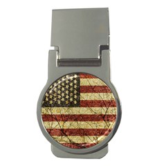 Vinatge American Roots Money Clip (round) by dflcprints