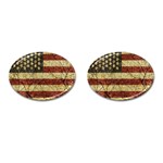 Vinatge American Roots Cufflinks (Oval) Front(Pair)