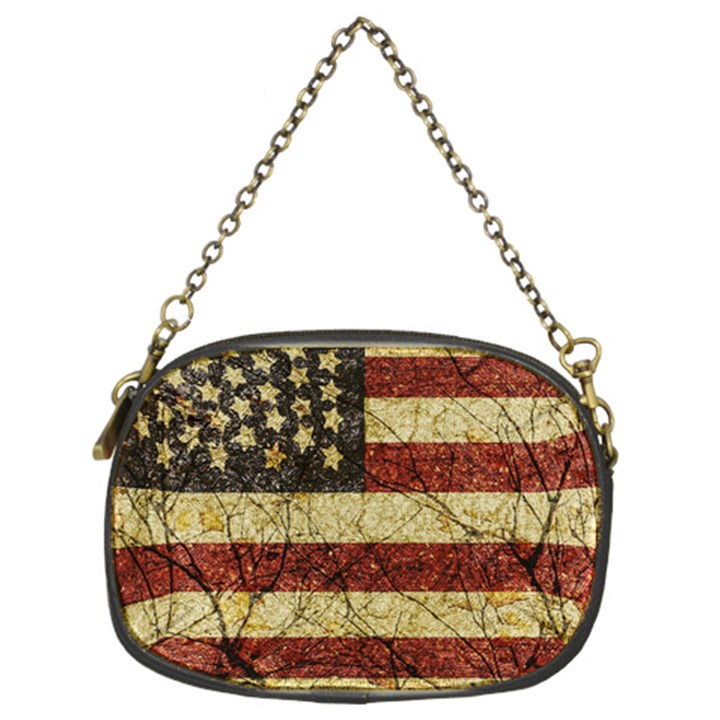 Vinatge American Roots Chain Purse (Two Sided) 