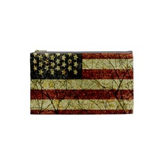 Vinatge American Roots Cosmetic Bag (small) by dflcprints