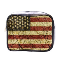 Vinatge American Roots Mini Travel Toiletry Bag (one Side) by dflcprints