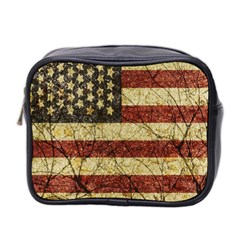 Vinatge American Roots Mini Travel Toiletry Bag (two Sides) by dflcprints