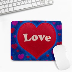 Love Theme Concept  Illustration Motif  Small Mouse Pad (rectangle) by dflcprints