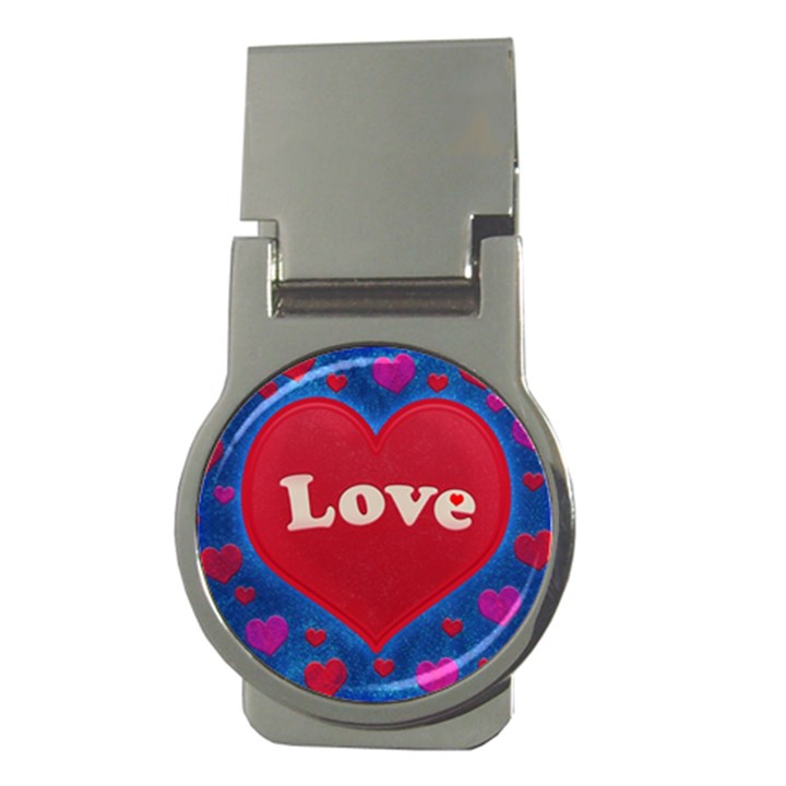 Love theme concept  illustration motif  Money Clip (Round)