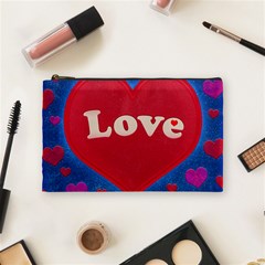 Love Theme Concept  Illustration Motif  Cosmetic Bag (medium)