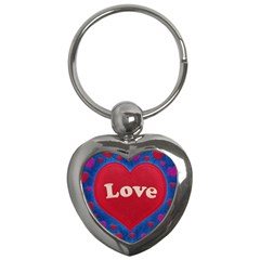 Love Theme Concept  Illustration Motif  Key Chain (heart)