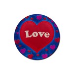 Love theme concept  illustration motif  Drink Coasters 4 Pack (Round) Front