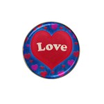 Love theme concept  illustration motif  Golf Ball Marker (for Hat Clip) Front