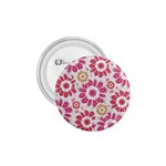 Feminine Flowers Pattern 1.75  Button Front