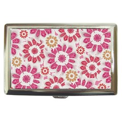 Feminine Flowers Pattern Cigarette Money Case by dflcprints