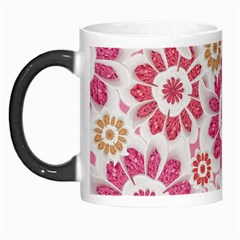 Feminine Flowers Pattern Morph Mug by dflcprints