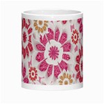 Feminine Flowers Pattern Morph Mug Center