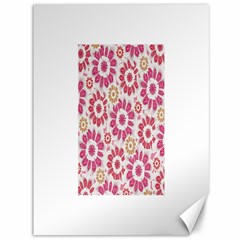 Feminine Flowers Pattern Canvas 36  X 48  (unframed)