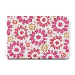 Feminine Flowers Pattern Small Door Mat