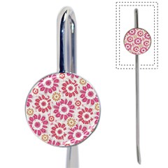 Feminine Flowers Pattern Bookmark