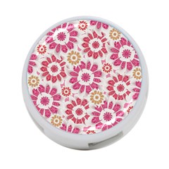 Feminine Flowers Pattern 4-port Usb Hub (one Side) by dflcprints