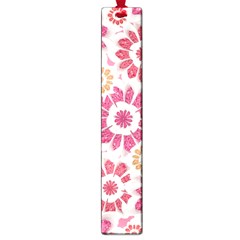 Feminine Flowers Pattern Large Bookmark