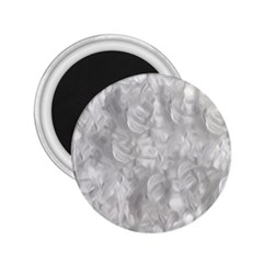 Abstract In Silver 2 25  Button Magnet by StuffOrSomething