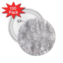 Abstract In Silver 2 25  Button (100 Pack) by StuffOrSomething