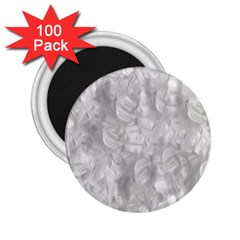 Abstract In Silver 2 25  Button Magnet (100 Pack) by StuffOrSomething