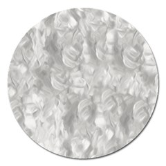 Abstract In Silver Magnet 5  (round) by StuffOrSomething