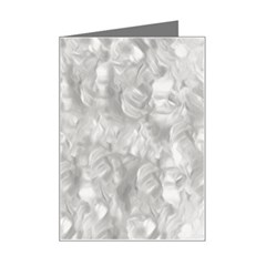 Abstract In Silver Mini Greeting Card by StuffOrSomething