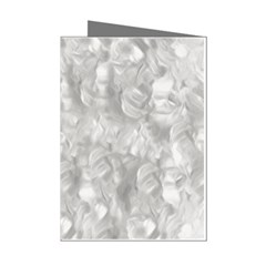 Abstract In Silver Mini Greeting Card (8 Pack)