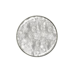 Abstract In Silver Golf Ball Marker (for Hat Clip) by StuffOrSomething