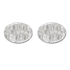 Abstract In Silver Cufflinks (oval) by StuffOrSomething