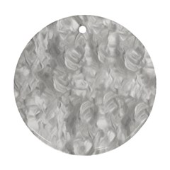 Abstract In Silver Round Ornament (two Sides) by StuffOrSomething