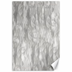 Abstract In Silver Canvas 12  X 18  (unframed) by StuffOrSomething