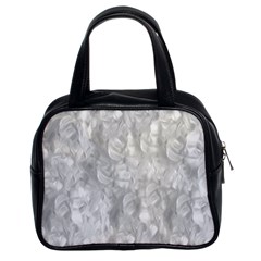 Abstract In Silver Classic Handbag (two Sides) by StuffOrSomething