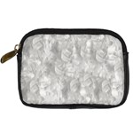 Abstract In Silver Digital Camera Leather Case Front