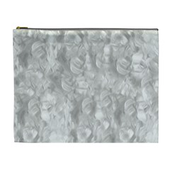 Abstract In Silver Cosmetic Bag (xl) by StuffOrSomething