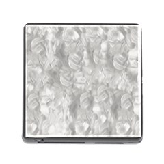 Abstract In Silver Memory Card Reader With Storage (square) by StuffOrSomething