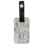 Abstract In Silver Luggage Tag (One Side) Front