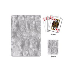 Abstract In Silver Playing Cards (mini) by StuffOrSomething