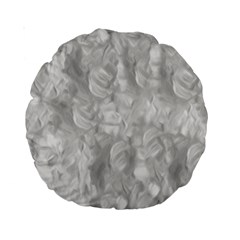 Abstract In Silver 15  Premium Round Cushion 