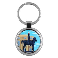 Glasgow Duke Of  Wellington Key Chain (round)