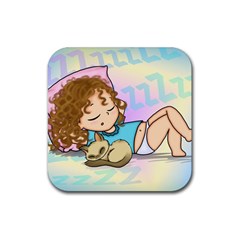 Sleepy Time Drink Coaster (square) by CaterinaBassano