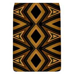 Tribal Diamonds Pattern Brown Colors Abstract Design Removable Flap Cover (small) by dflcprints