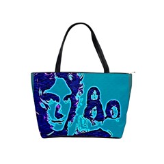 Led Zeppelin Digital Painting Large Shoulder Bag