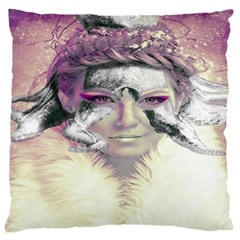 Tentacles Of Pain Large Cushion Case (single Sided)  by FunWithFibro