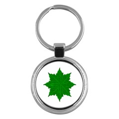 Decorative Ornament Isolated Plants Key Chain (round) by dflcprints