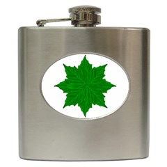 Decorative Ornament Isolated Plants Hip Flask by dflcprints