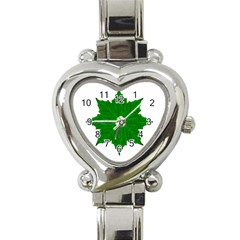 Decorative Ornament Isolated Plants Heart Italian Charm Watch  by dflcprints