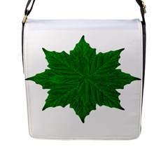 Decorative Ornament Isolated Plants Flap Closure Messenger Bag (large) by dflcprints